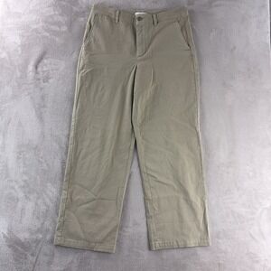 Alex Mill Straight Leg Pants Womens Size 10 Khaki Cotton Casual Minimal